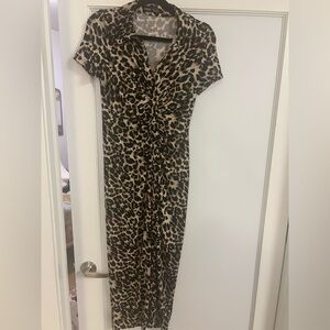 Midi/maxi cheetah dress